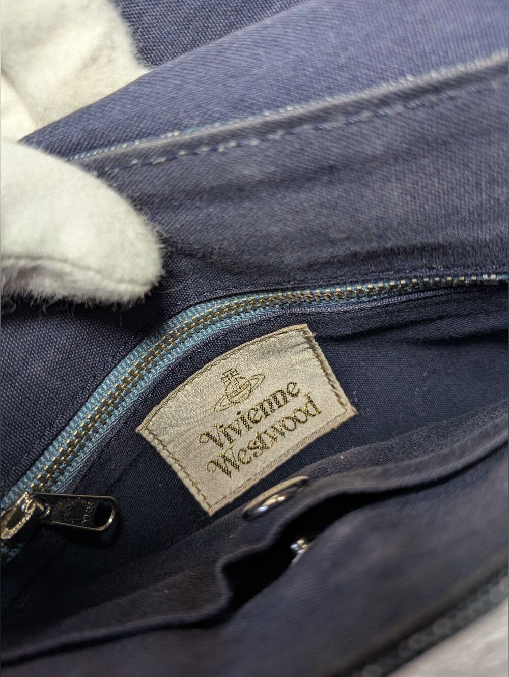 Vivienne Westwood Denim Shoulder Bag - Picture 12 of 13